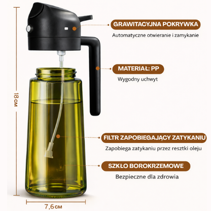 Dozownik Olino™ 2w1 | Do Oliwy i Oleju